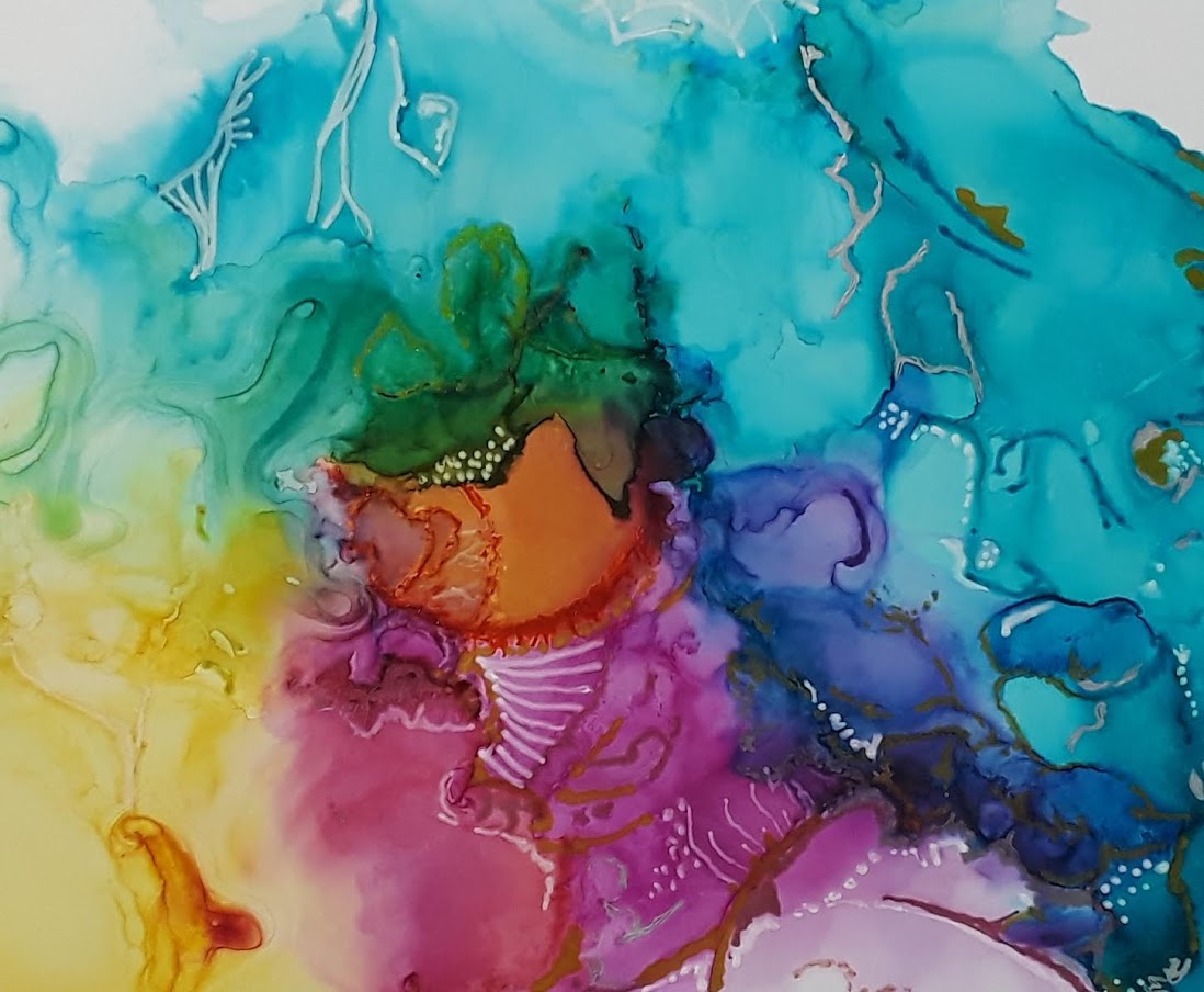 FREE-FORM ALCOHOL INK